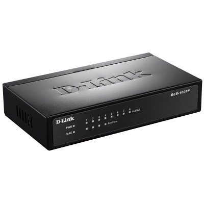 D-Link DES-1008P, Power over Ethernet D-Link DES-1008P, Power over Ethernet