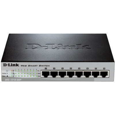 D-Link DES-1210-08P, Power over Ethernet D-Link DES-1210-08P, Power over Ethernet